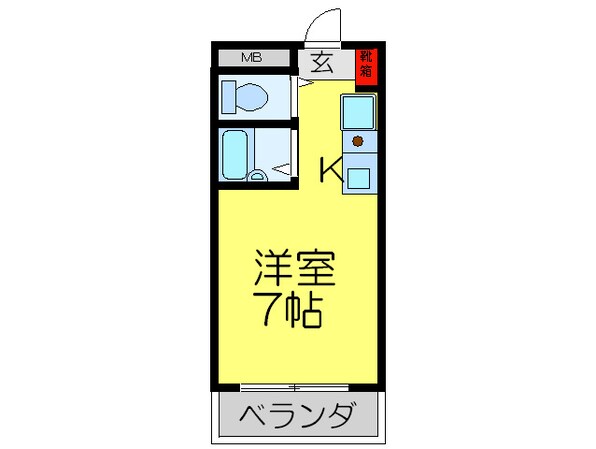 ドゥエルミヤザキの物件間取画像